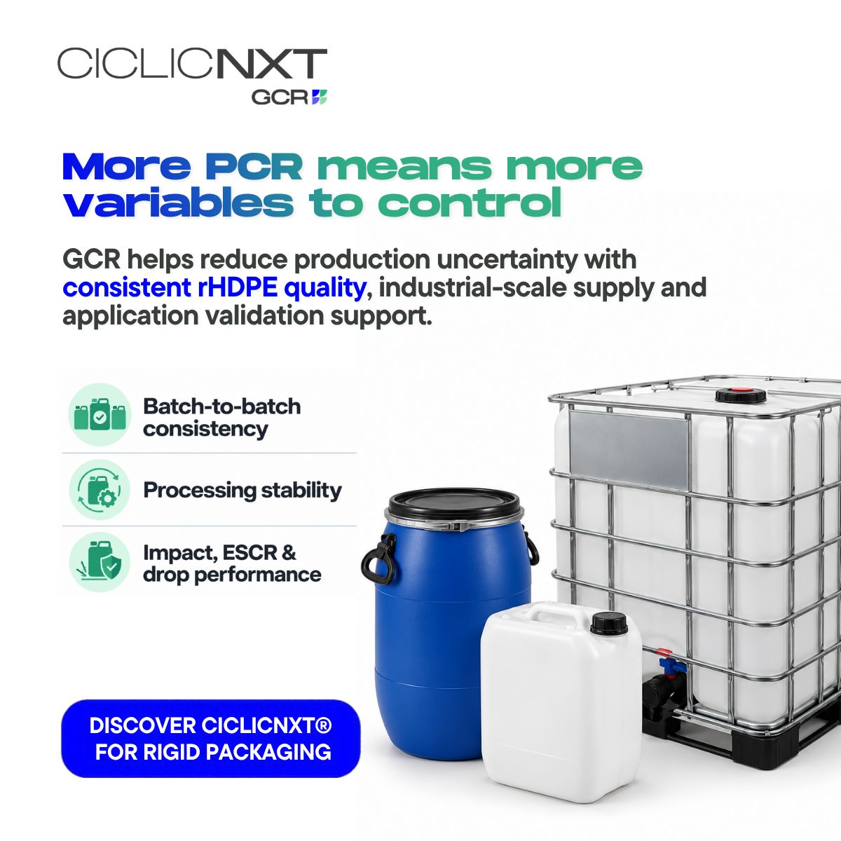 GCR Sustainable Plastic Solutions ad
