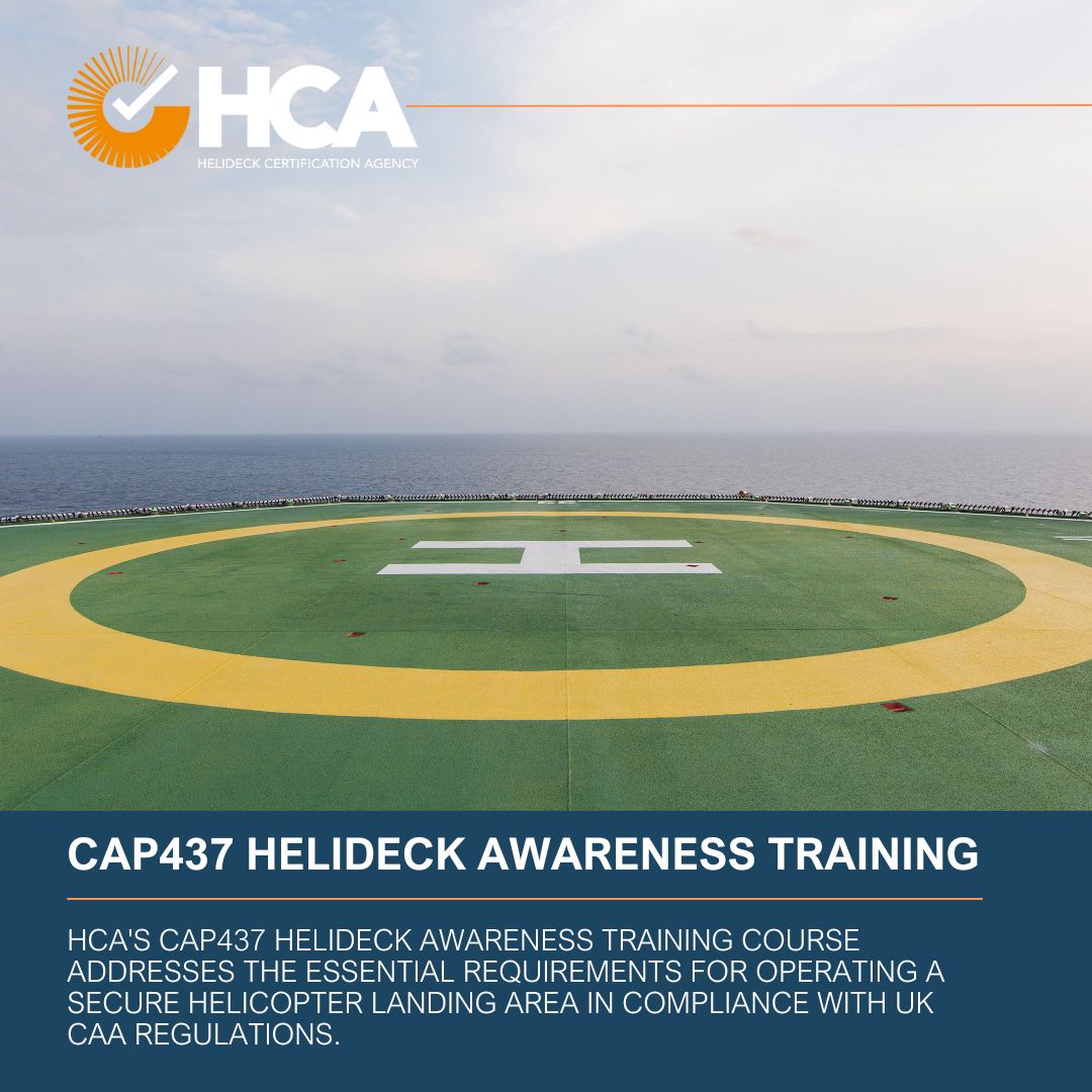 Helideck Certification Agency ad