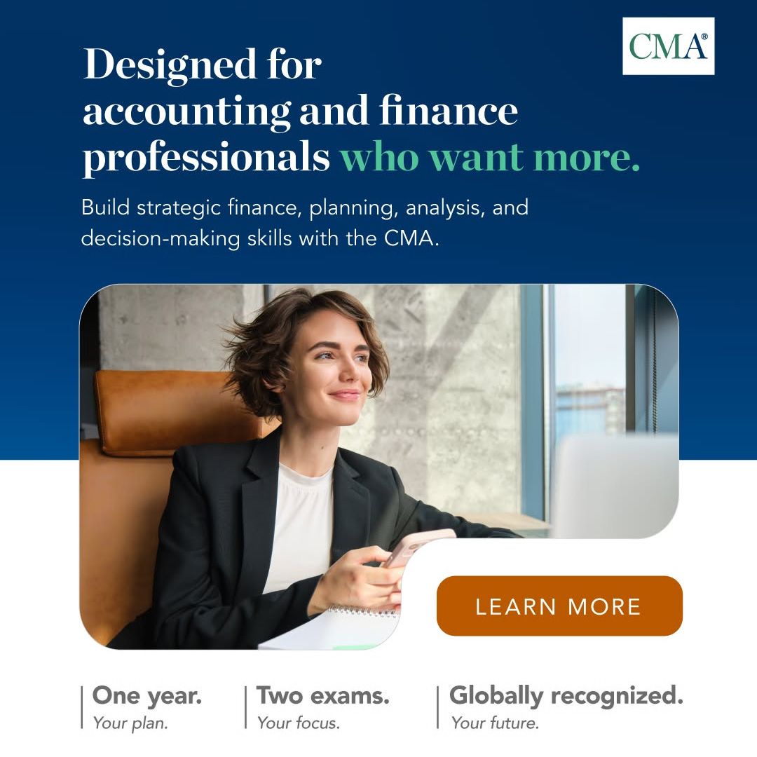 IMA | Institute of Management Accountants ad