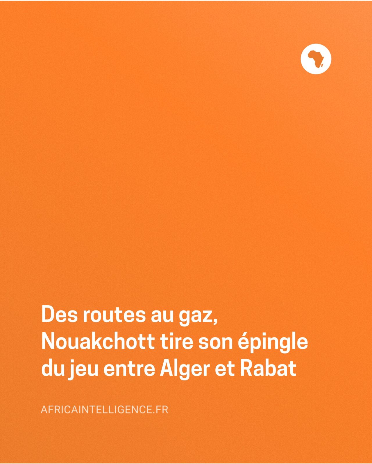 Africa Intelligence ad