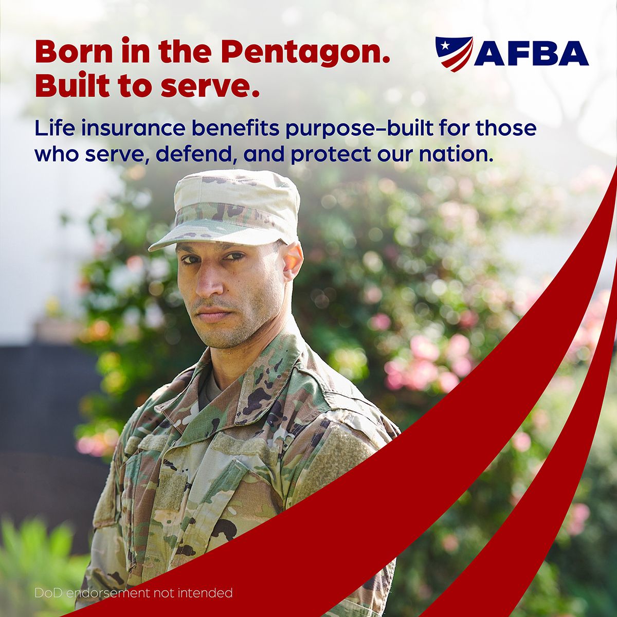Armed Forces Benefit Association ad