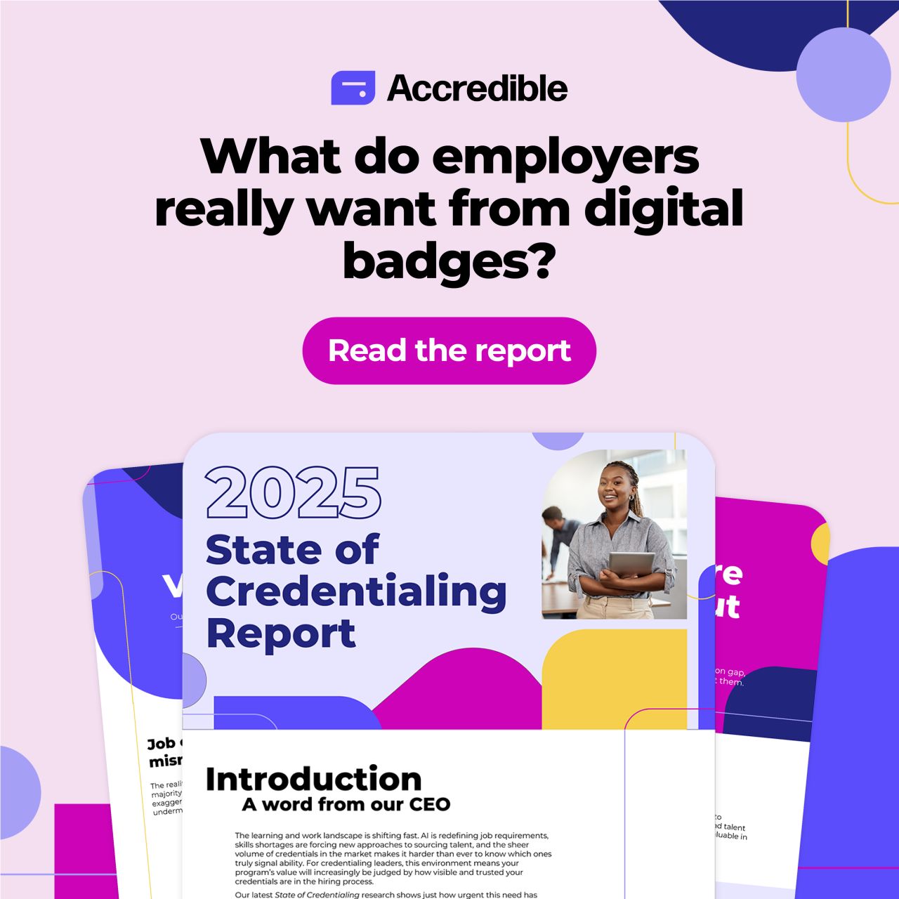 Accredible ad
