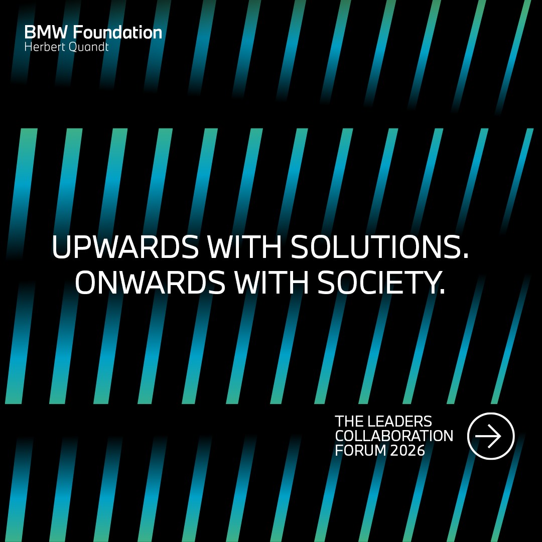 BMW Foundation Herbert Quandt ad