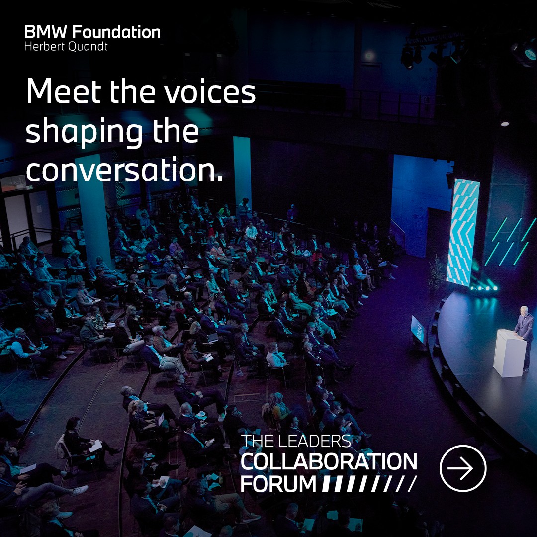 BMW Foundation Herbert Quandt ad