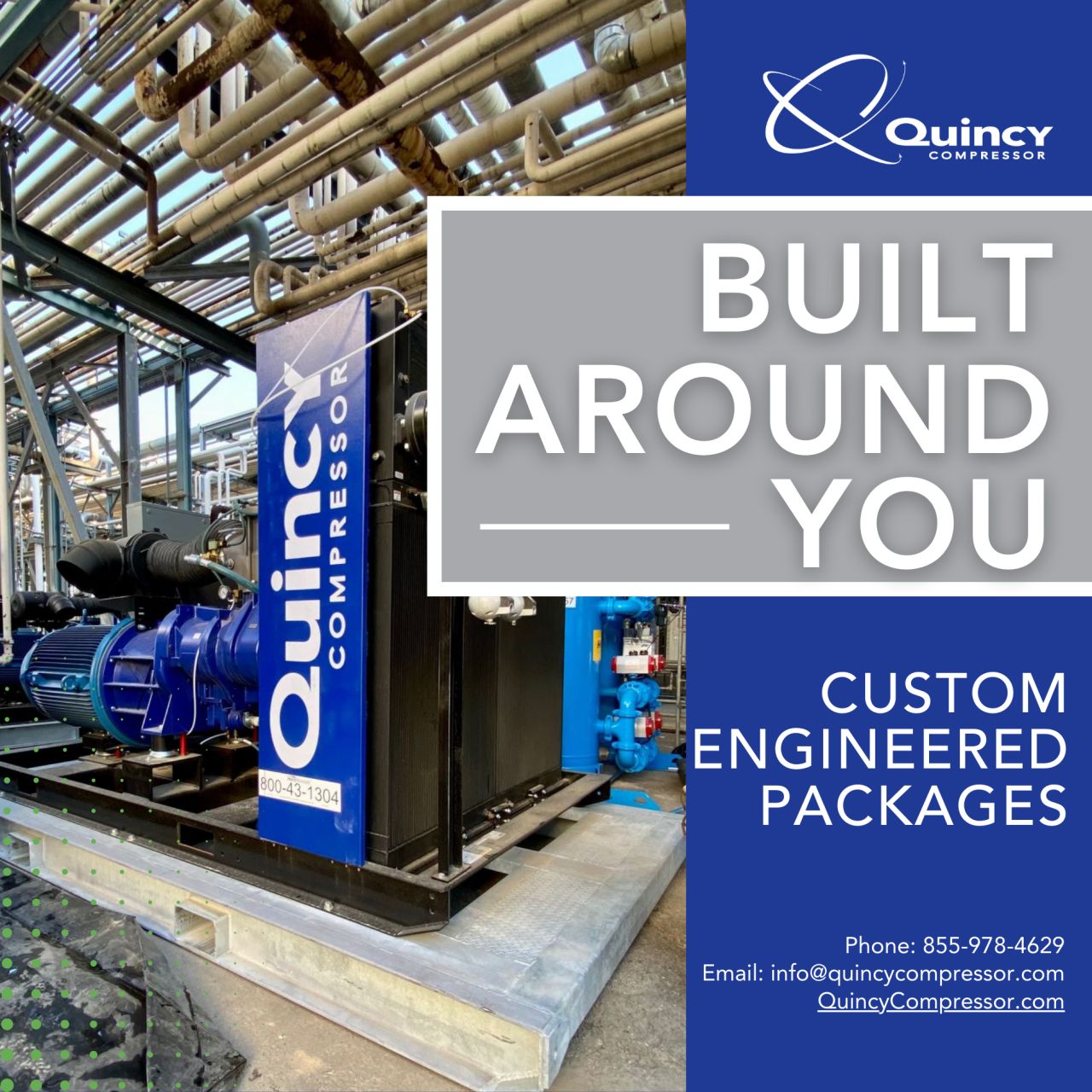 Quincy Compressor ad