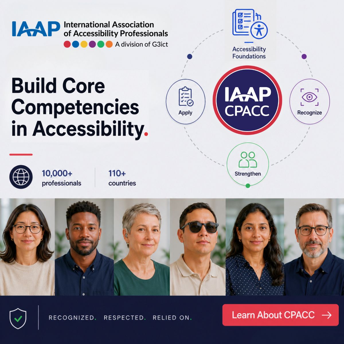 IAAP - International Association of Accessibility Professionals ad