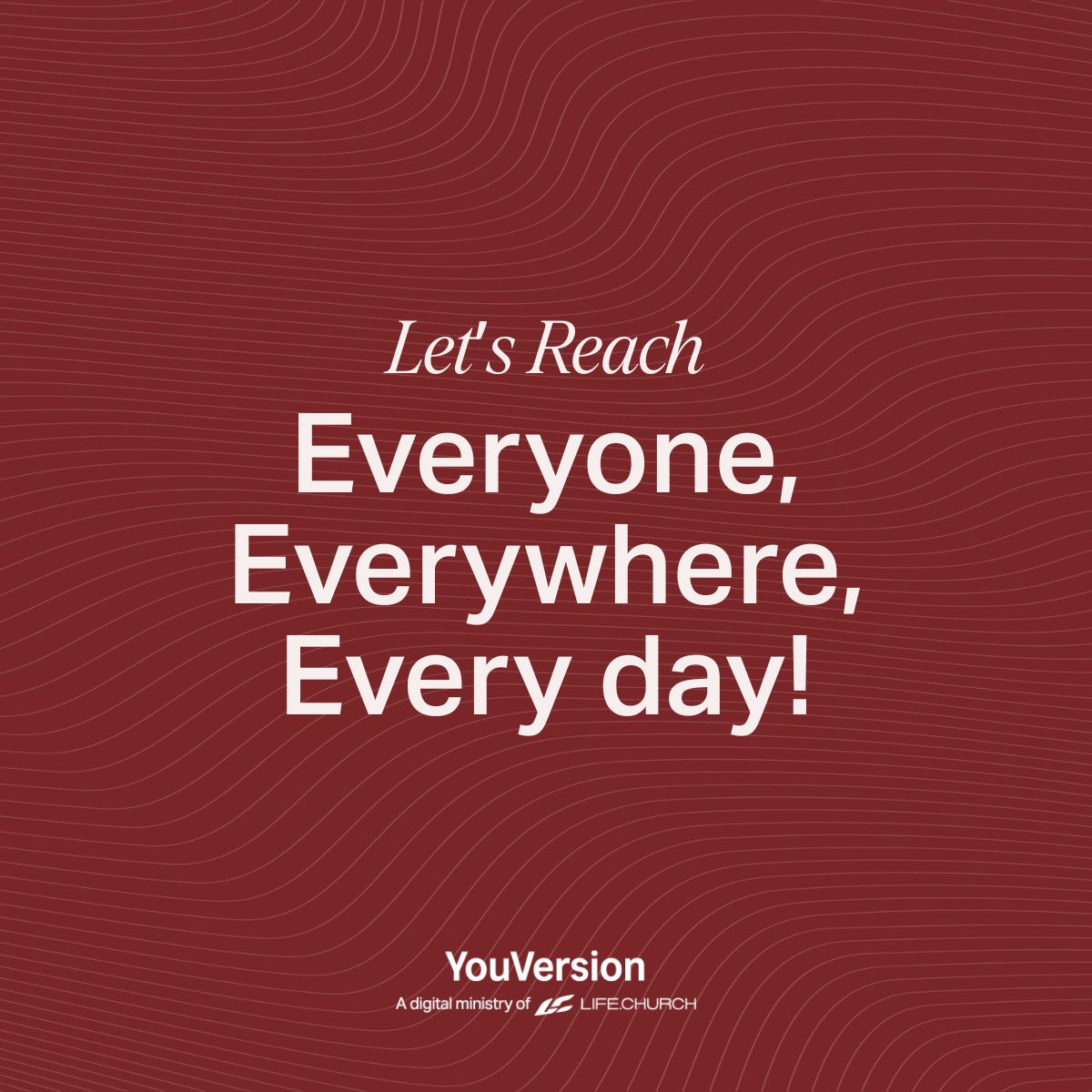 YouVersion ad