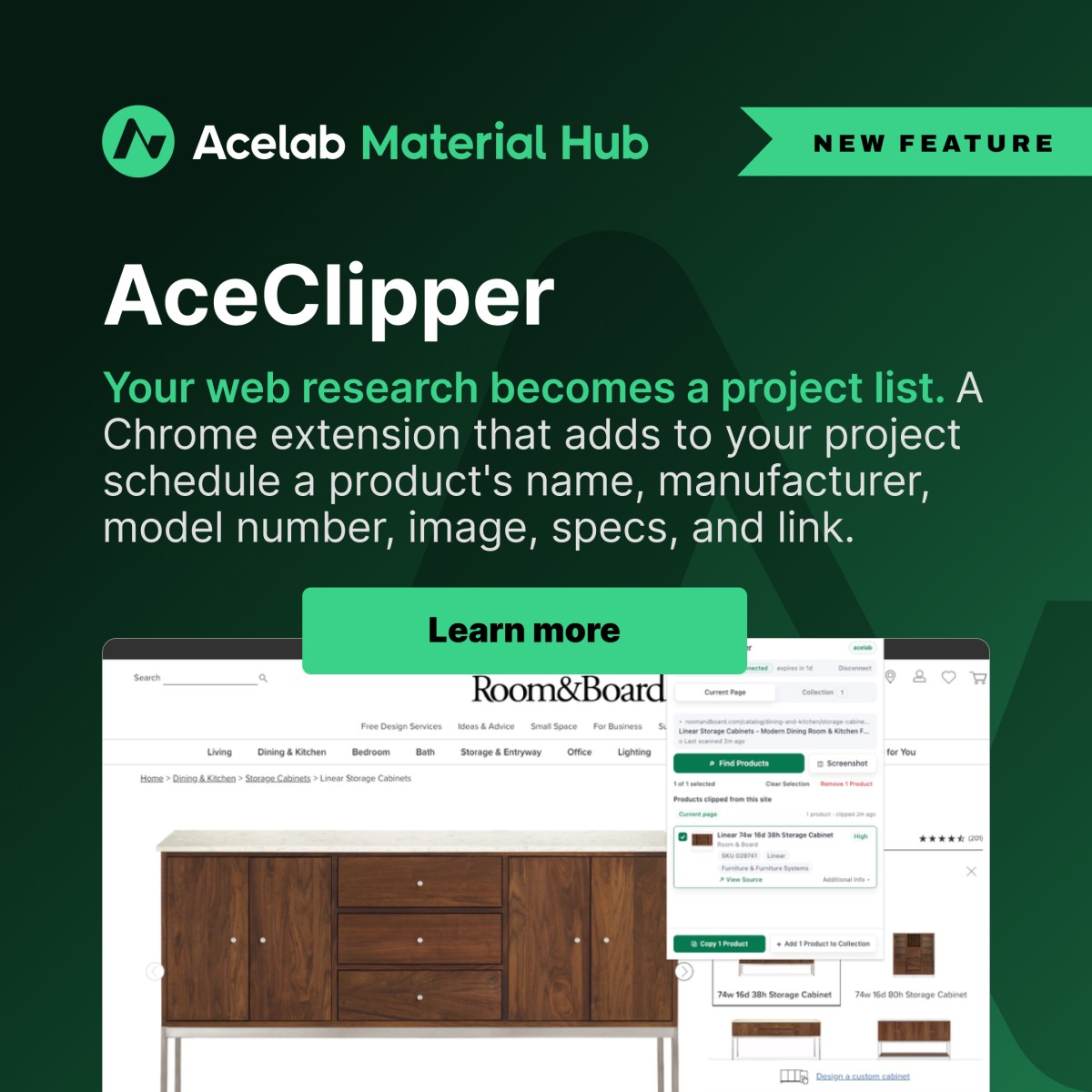 Acelab | Material Hub ad