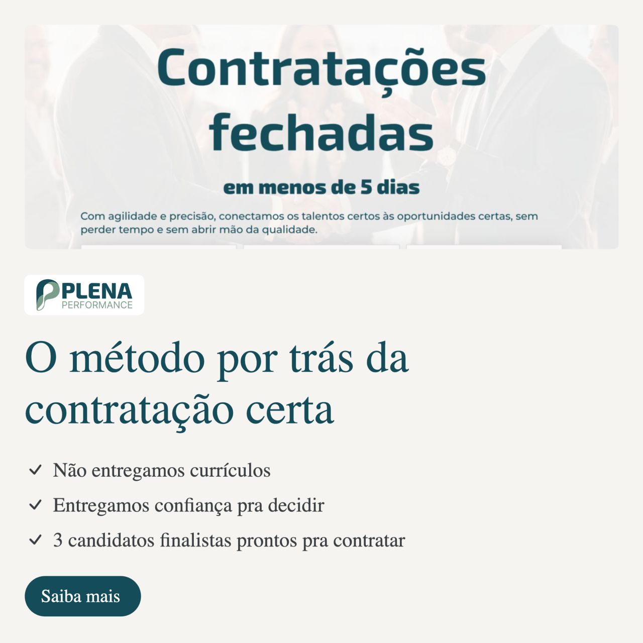 Plena Performance ad
