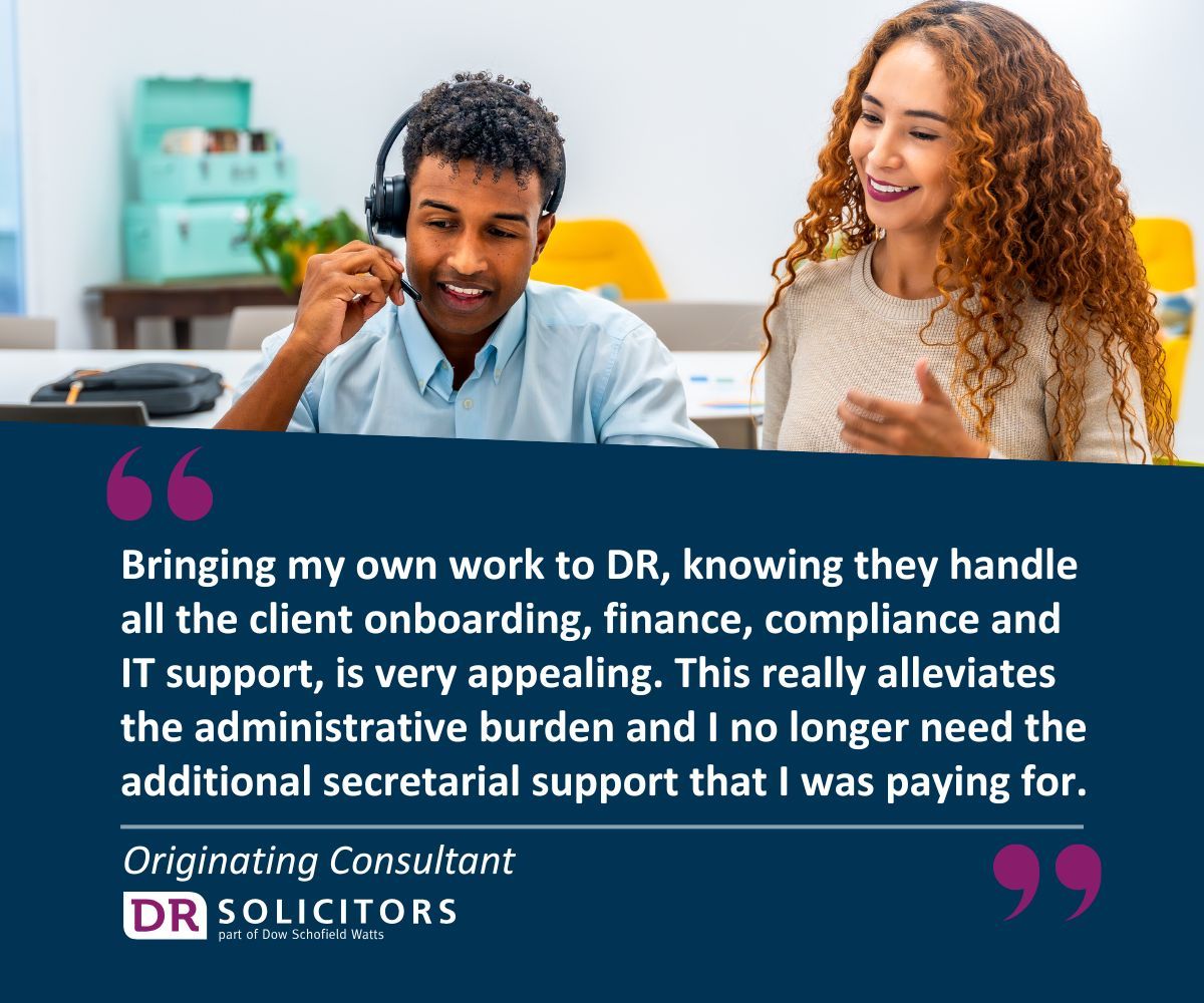 DR Solicitors ad