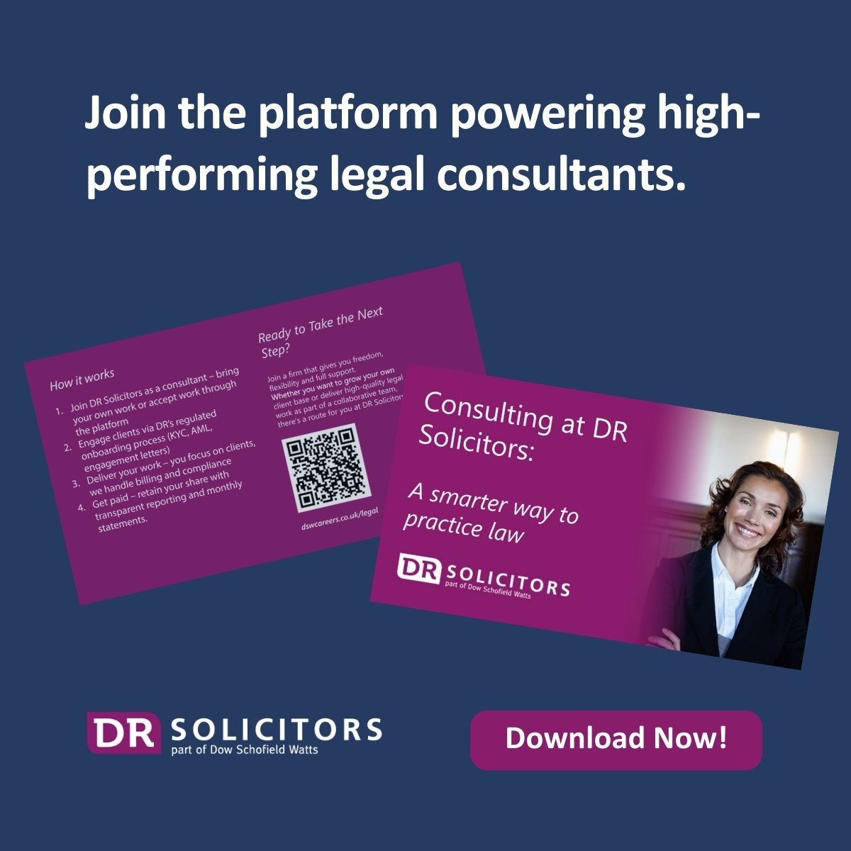 DR Solicitors ad