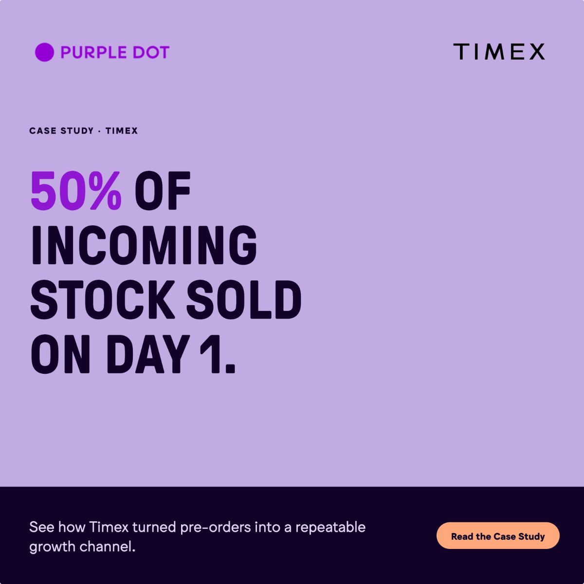 Purple Dot - The Pre-Commerce Company ad