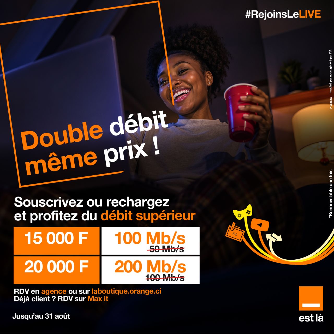 Orange Côte d'Ivoire ad