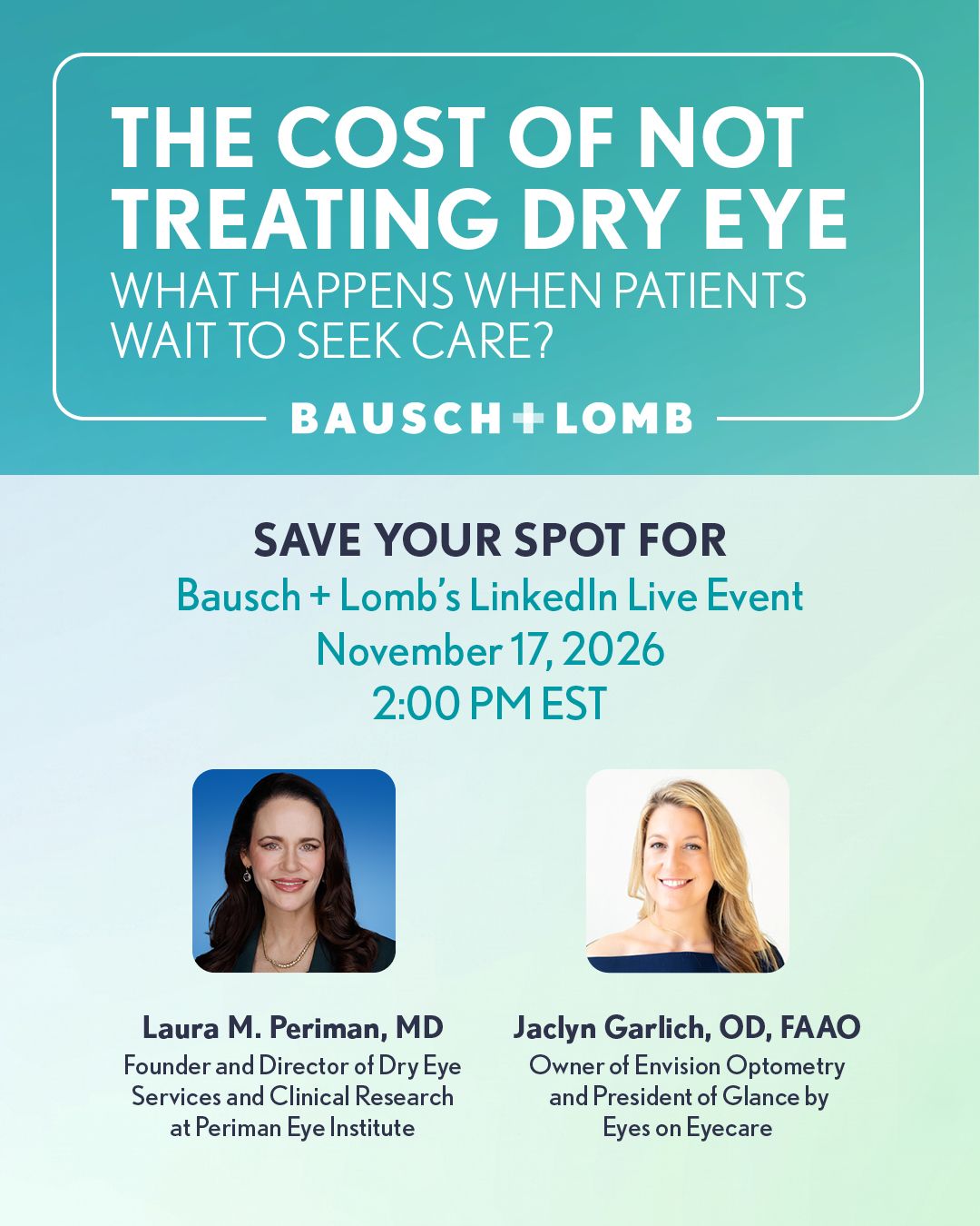 Bausch + Lomb ad