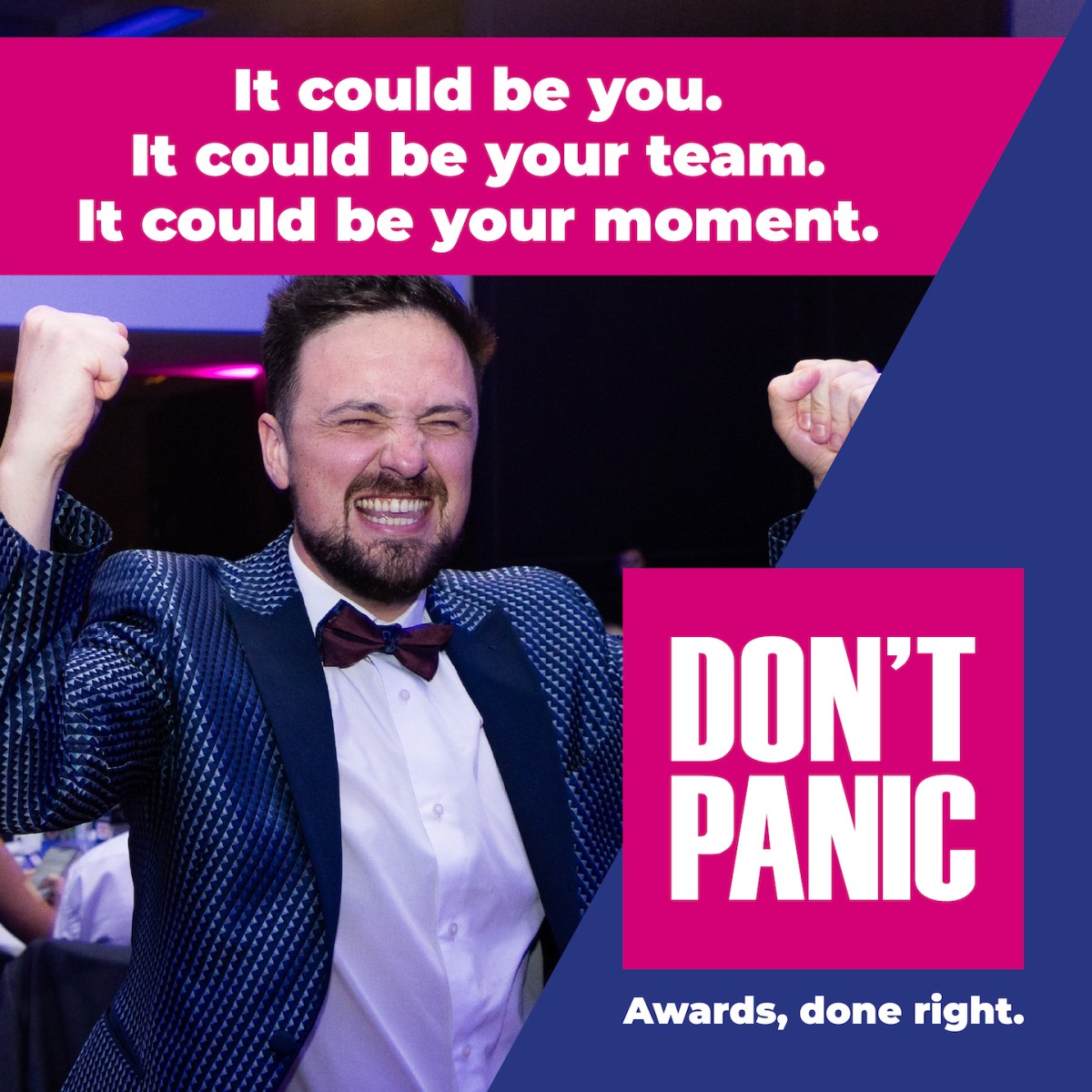 Don't Panic Events ad