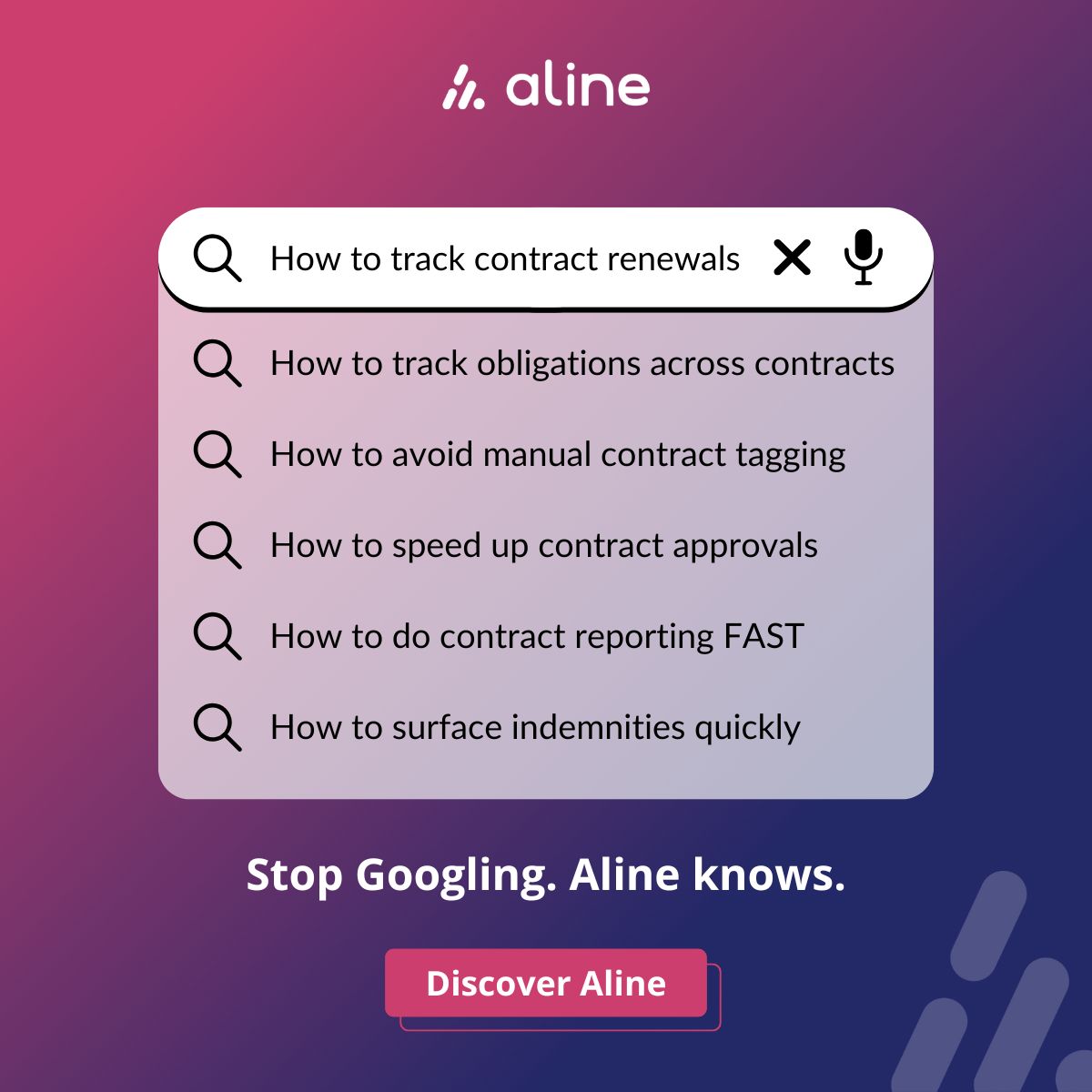 Aline ad