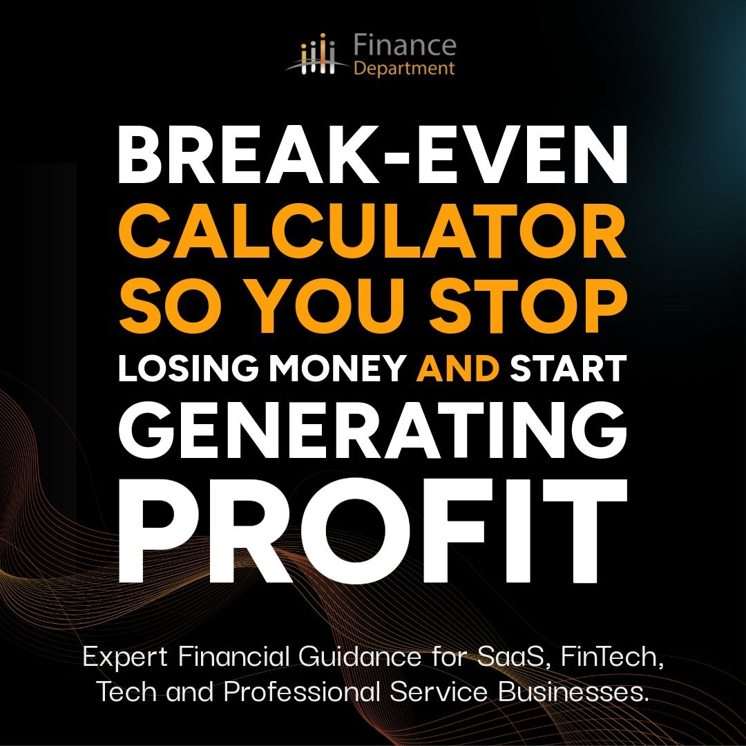 Finance Department ad