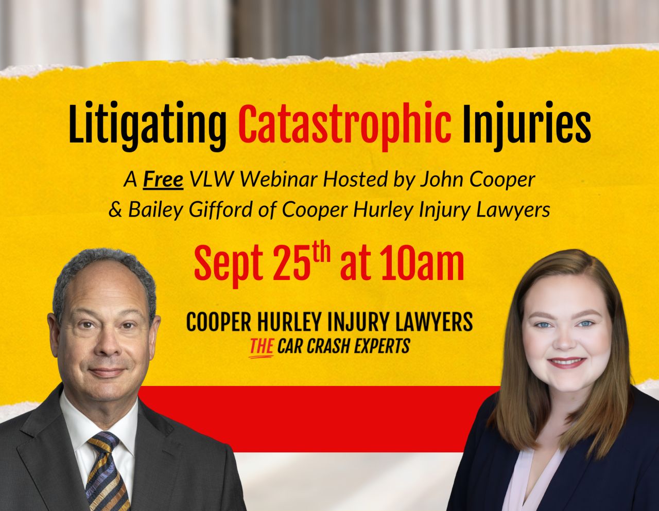 Cooper Hurley Injury Lawyers ad