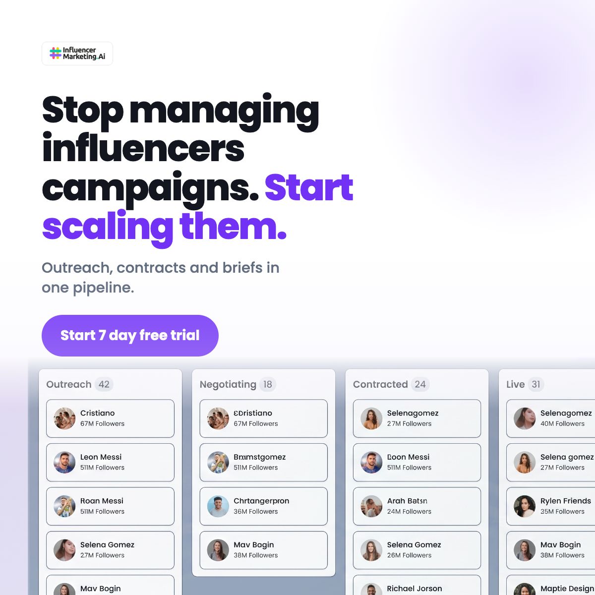 InfluencerMarketing.ai - IMAI ad