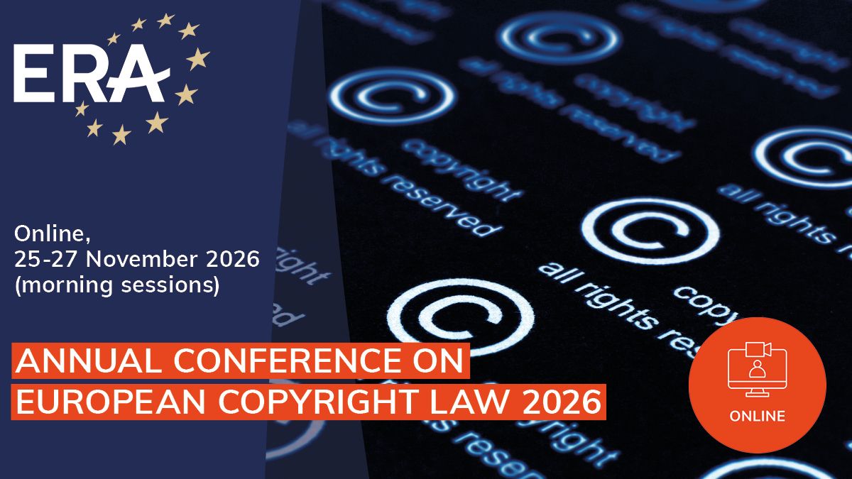 ERA Academy of European Law ad