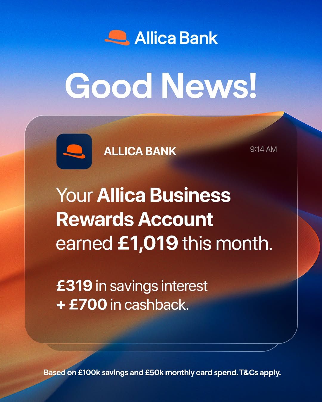 Allica Bank ad