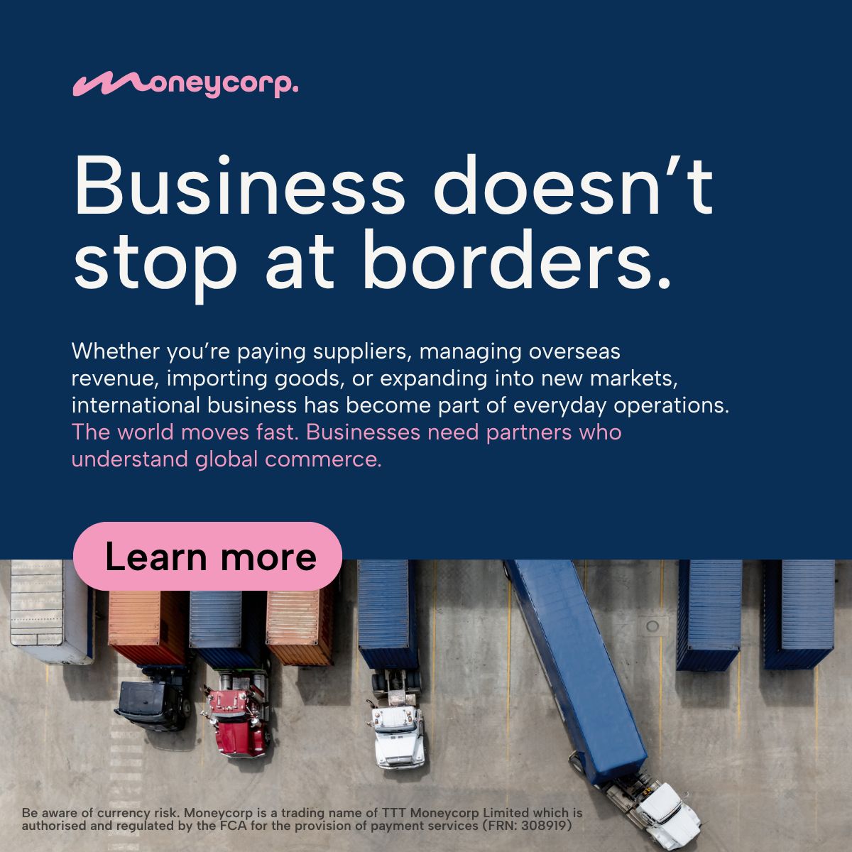 Moneycorp ad