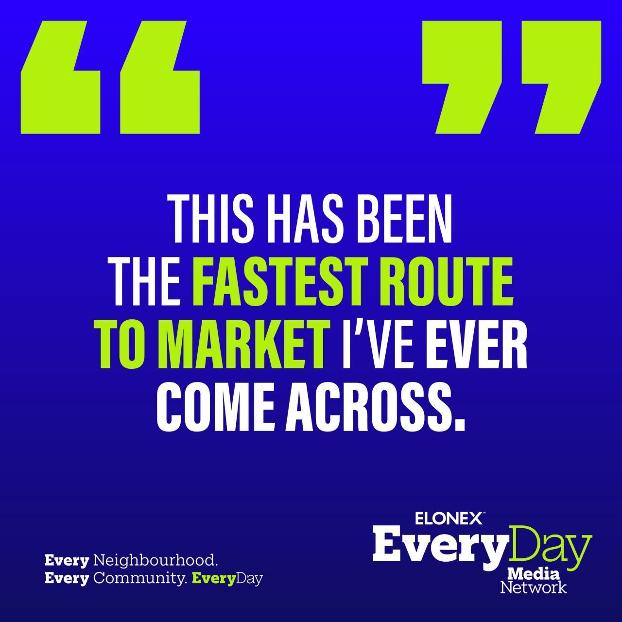 Elonex Outdoor Media ad
