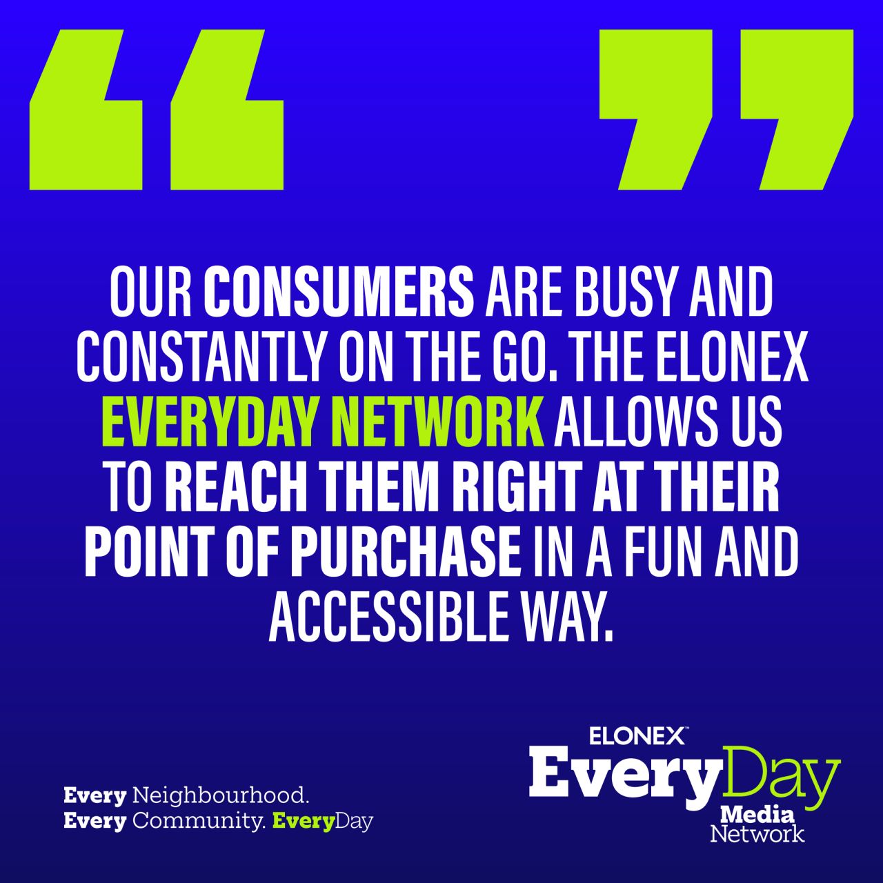 Elonex Outdoor Media ad