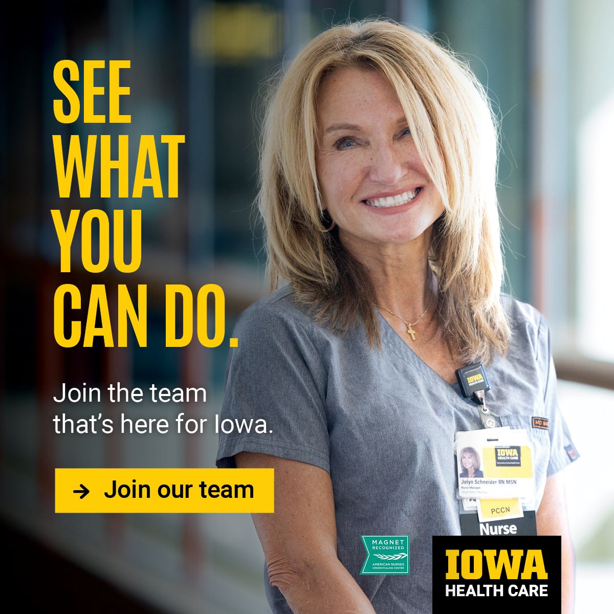 University of Iowa Health Care ad