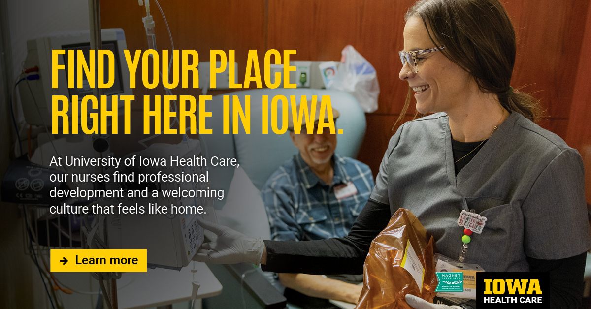 University of Iowa Health Care ad