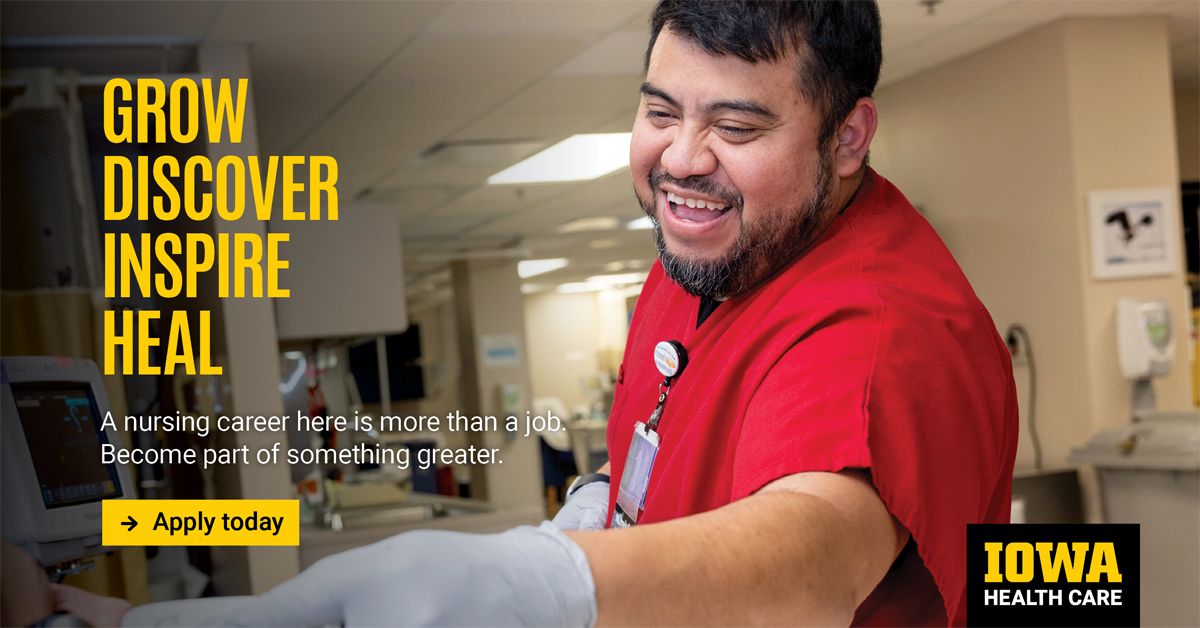 University of Iowa Health Care ad