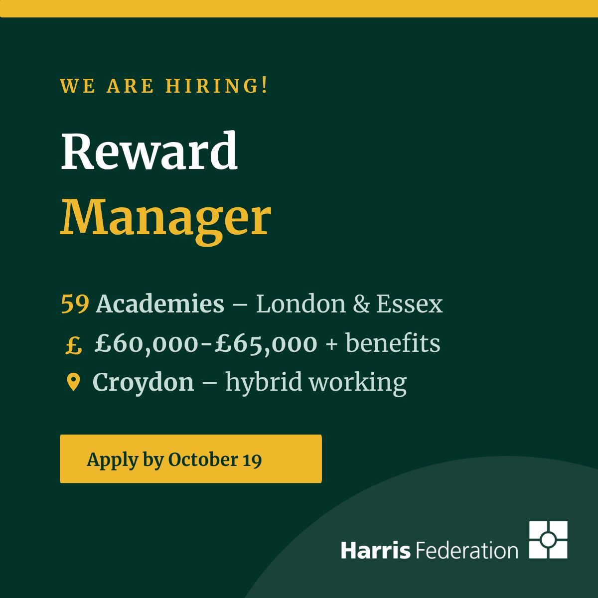 Harris Federation ad