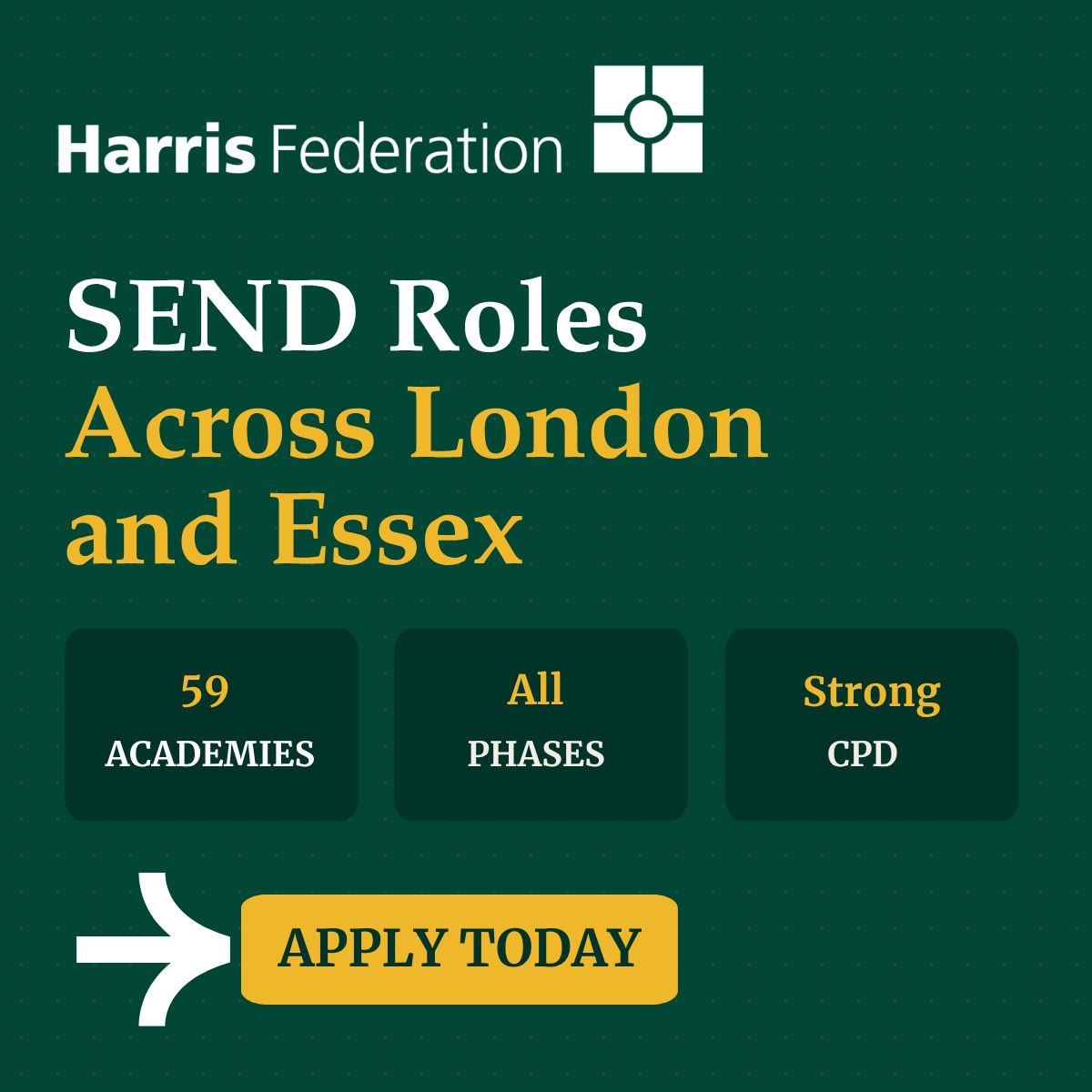 Harris Federation ad