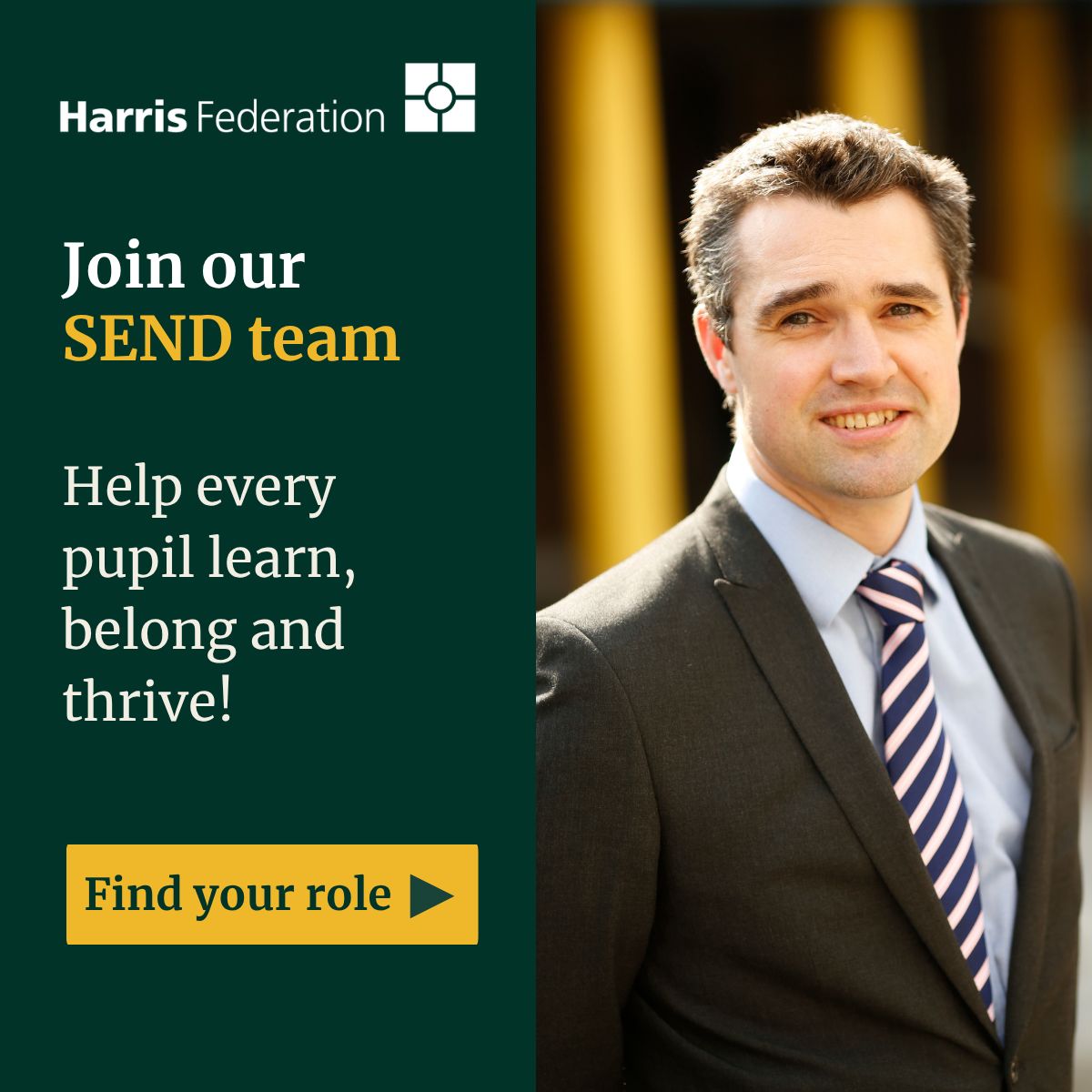 Harris Federation ad