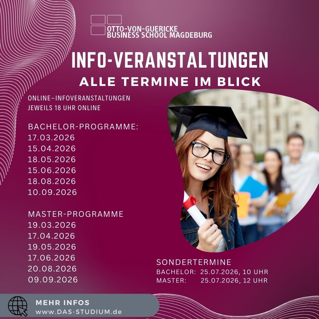 Otto-von-Guericke Business School Magdeburg ad