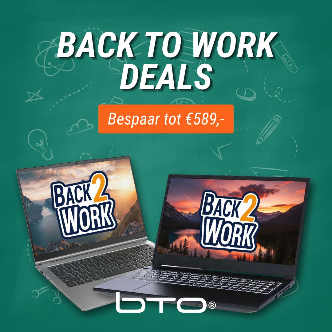 BTO Laptops en Desktop PC's ad