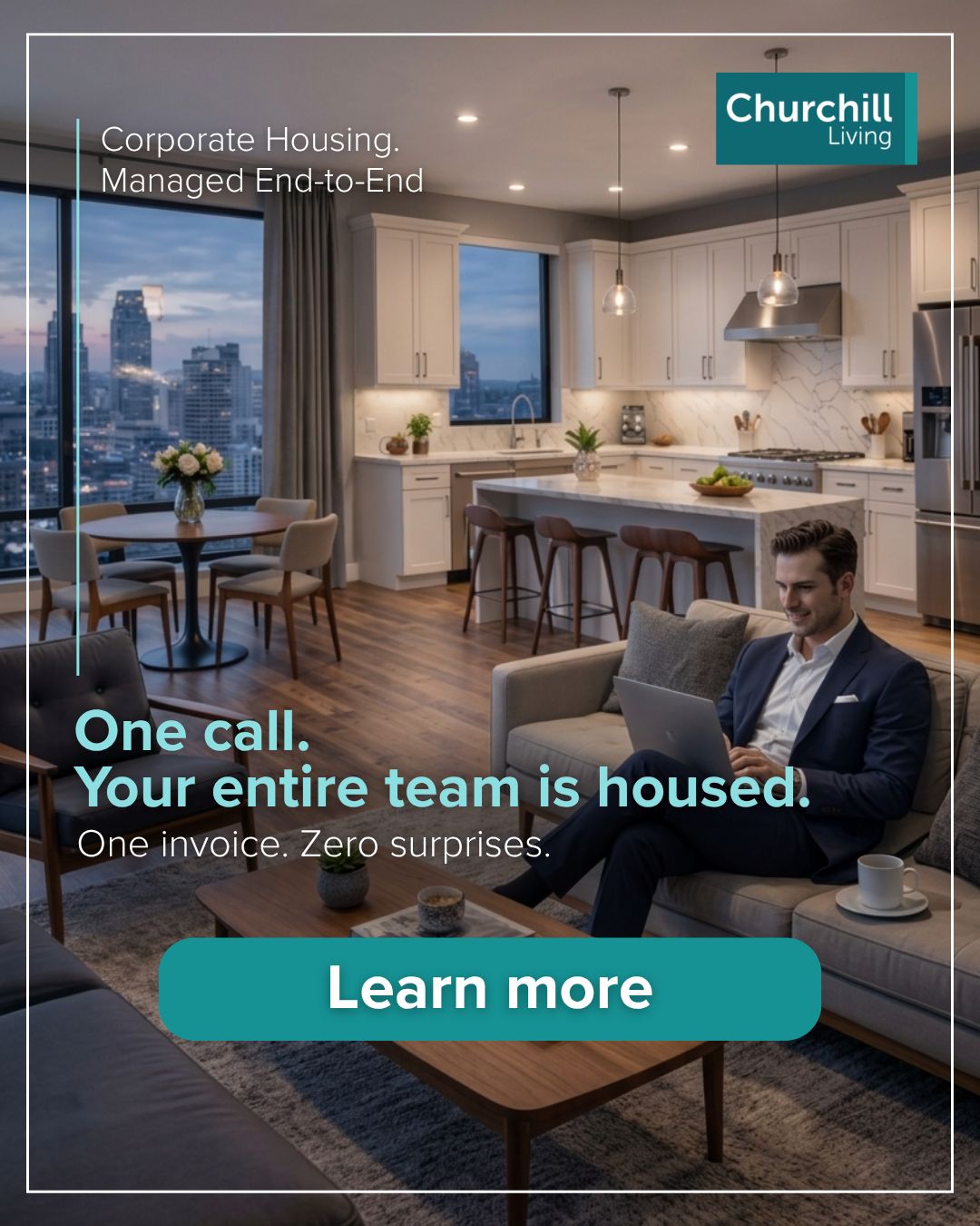 Churchill Living ad