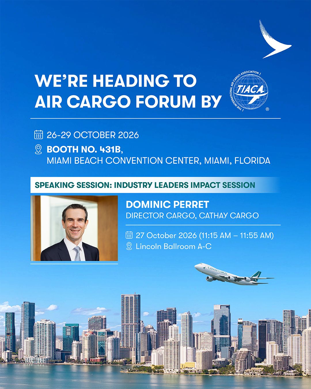 Cathay Cargo ad