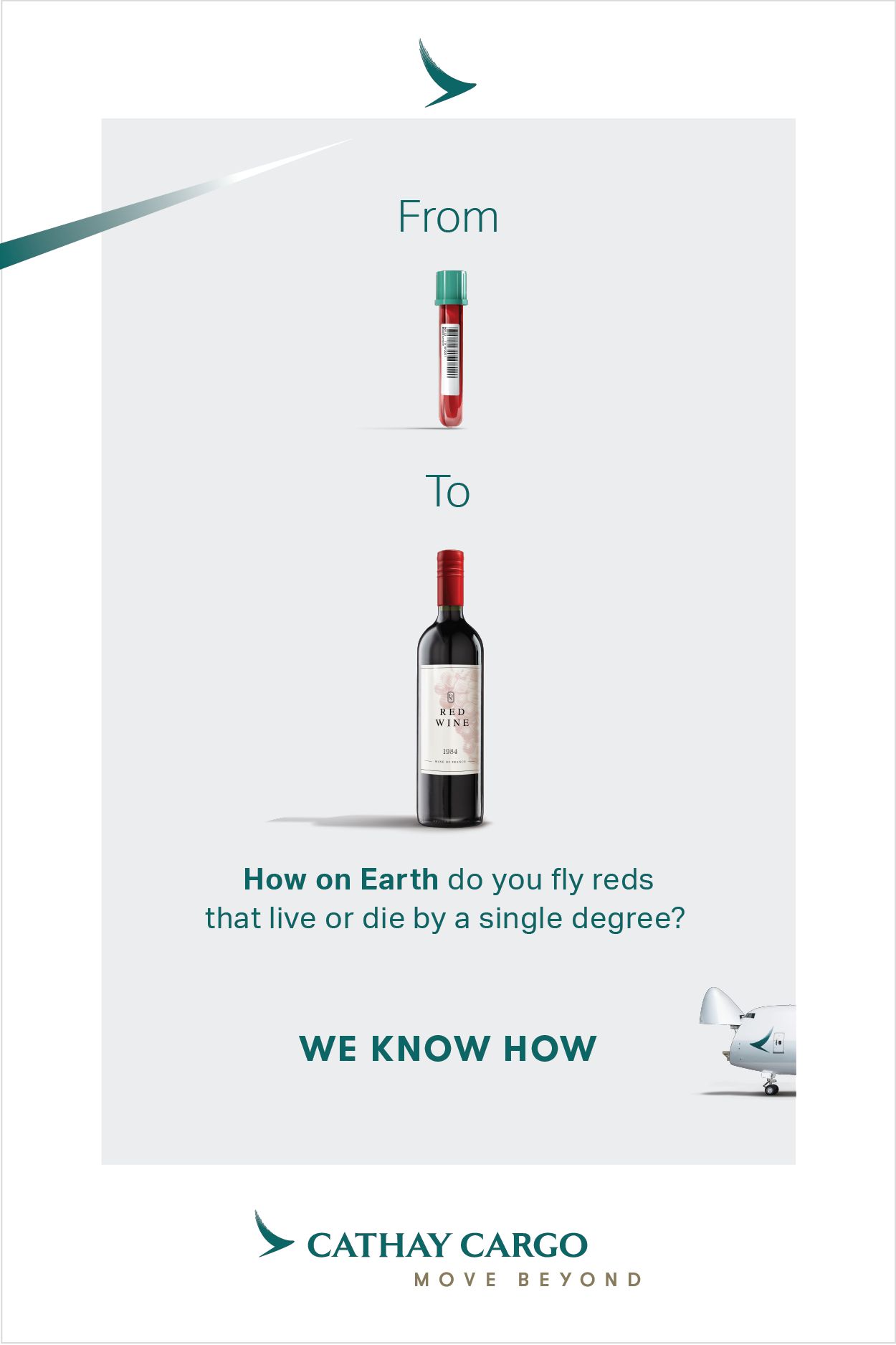 Cathay Cargo ad