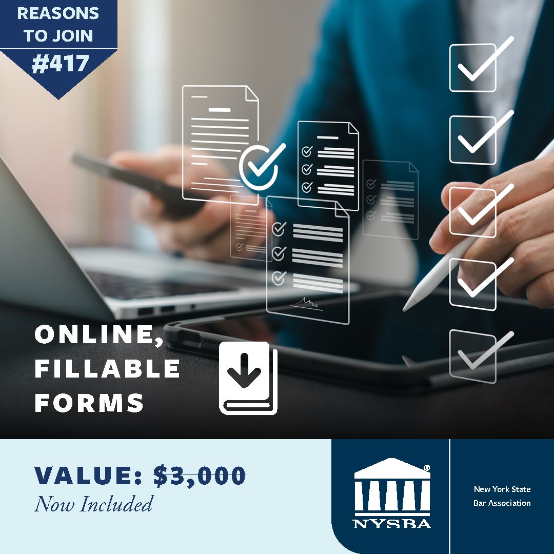 New York State Bar Association ad