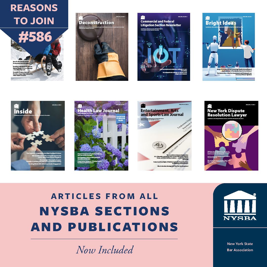 New York State Bar Association ad