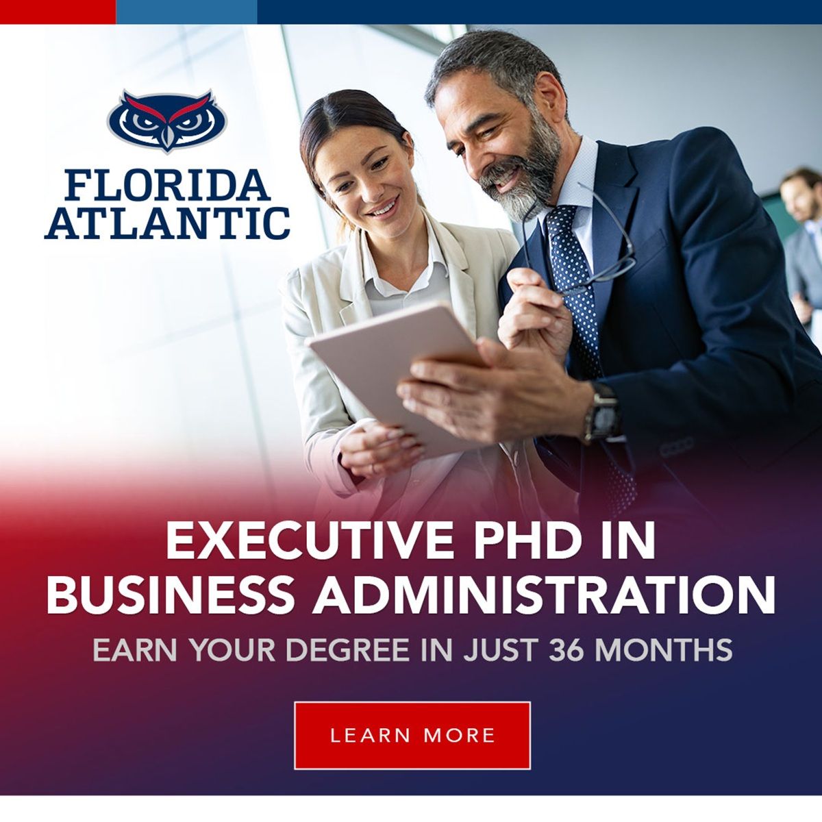 Florida Atlantic Executive Education ad