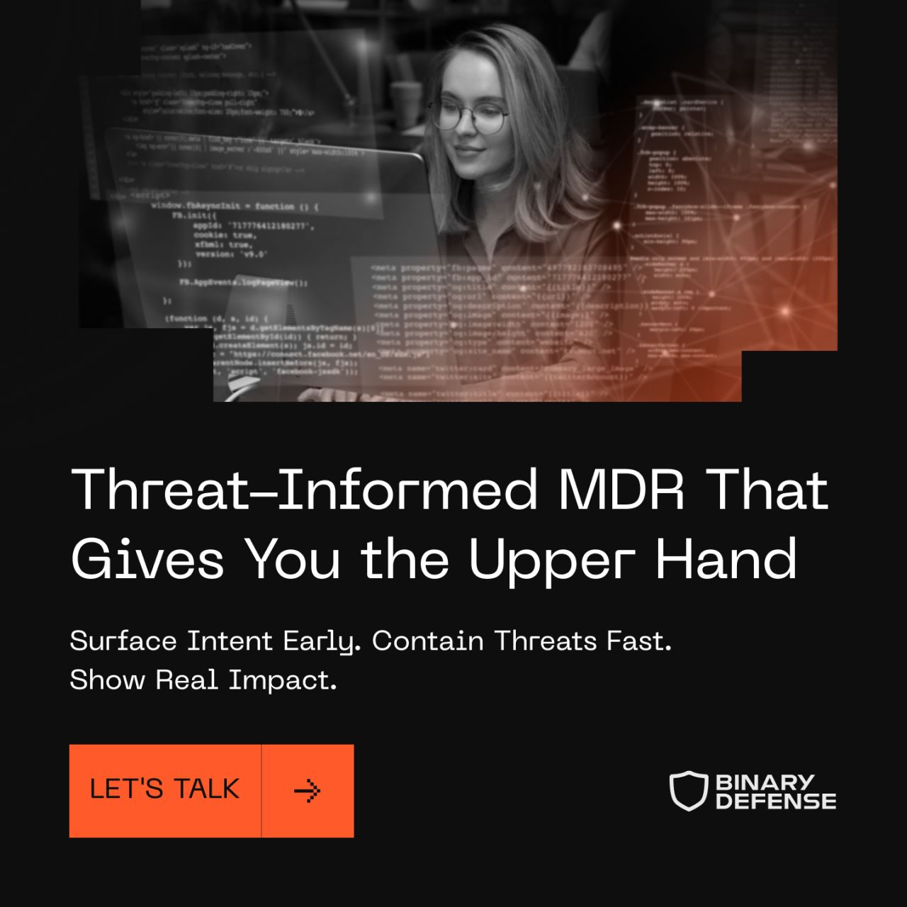 Binary Defense ad