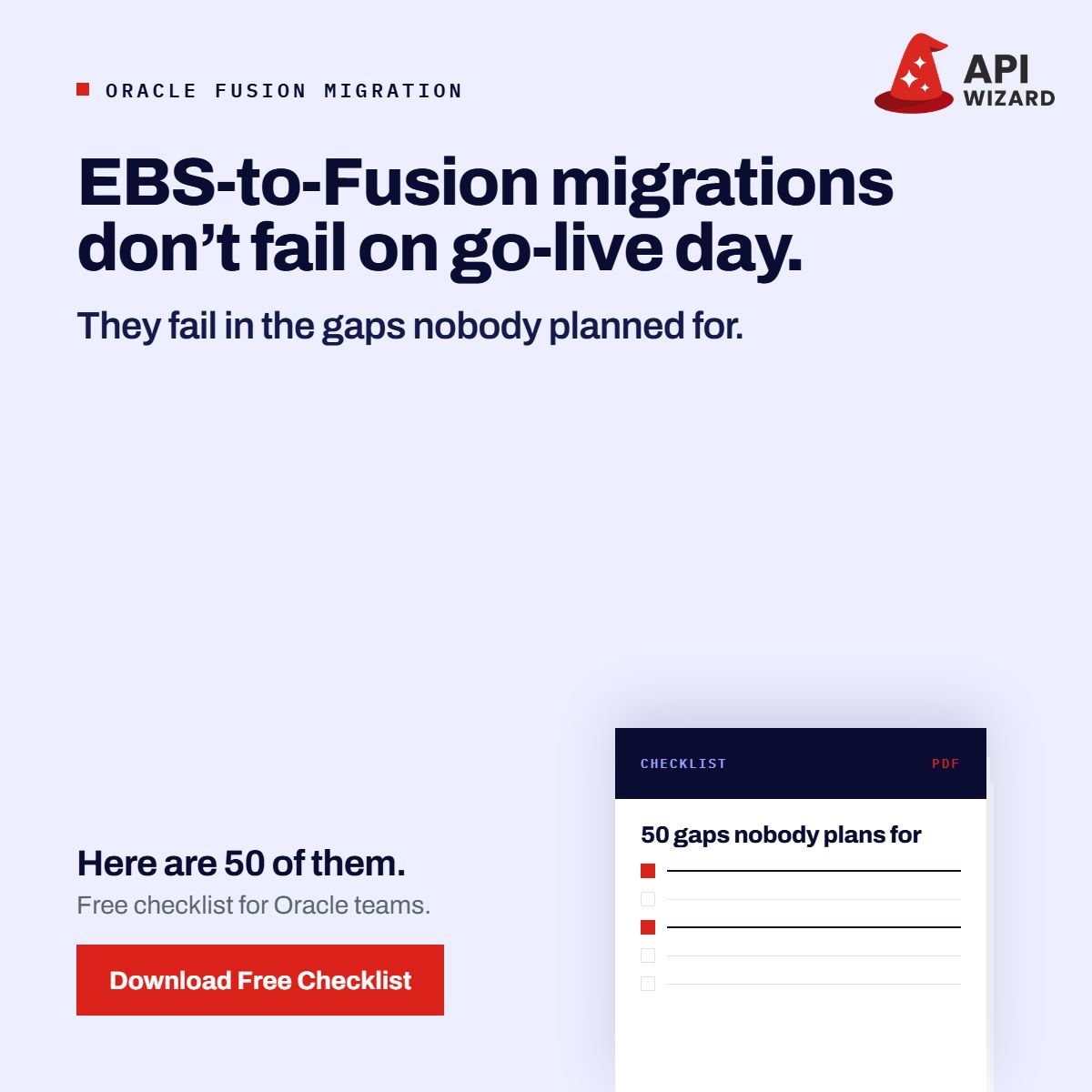 API Wizard ad
