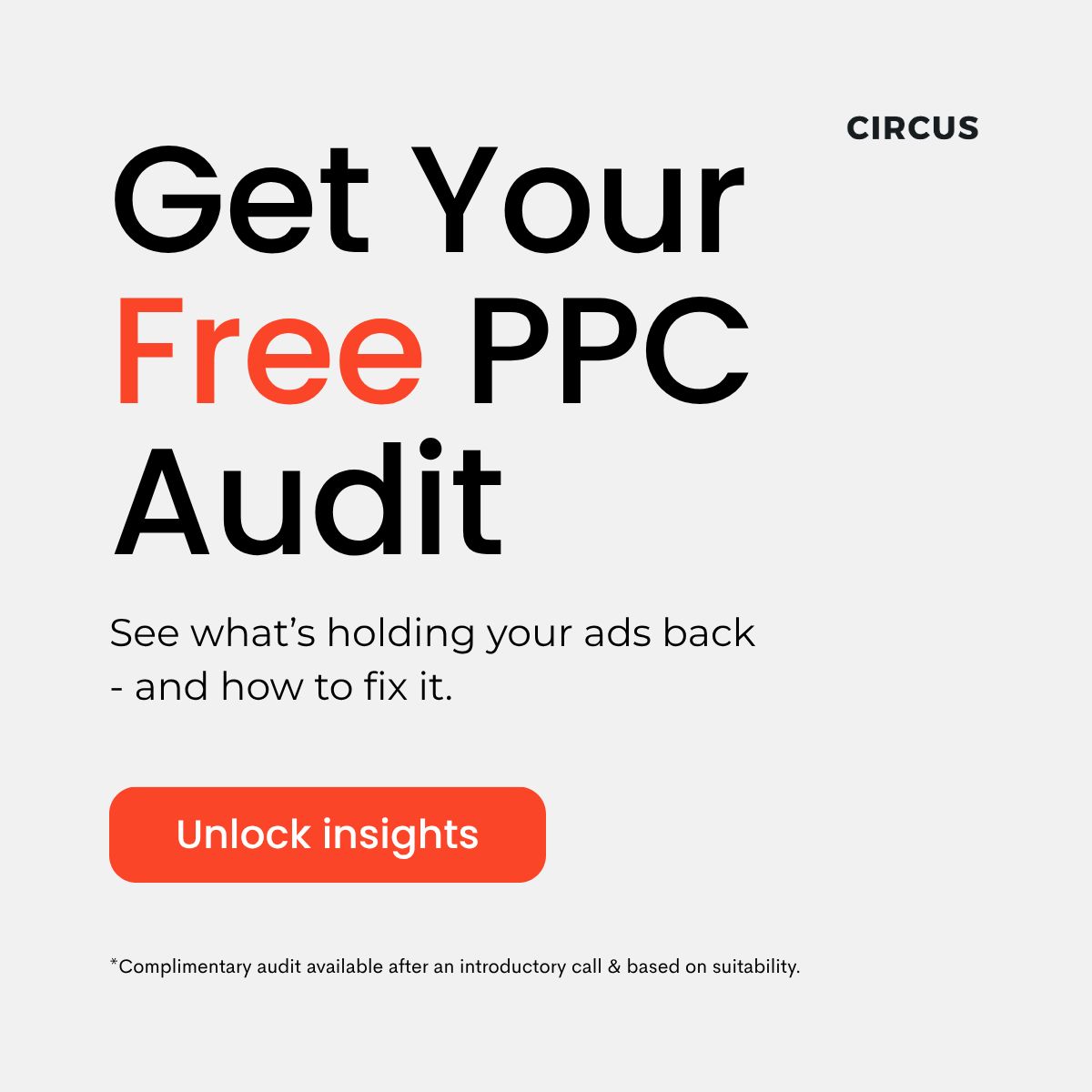 Circus PPC Agency ad