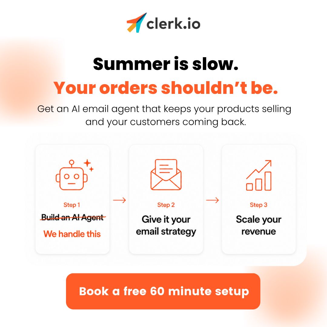 Clerk.io ad