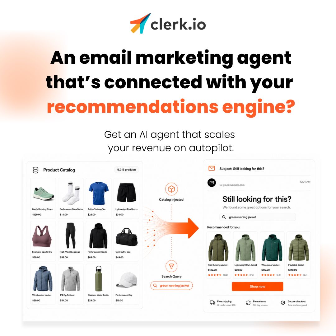 Clerk.io ad