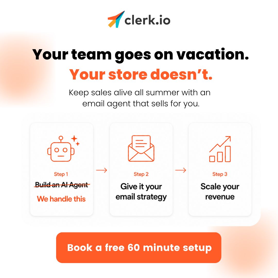 Clerk.io ad