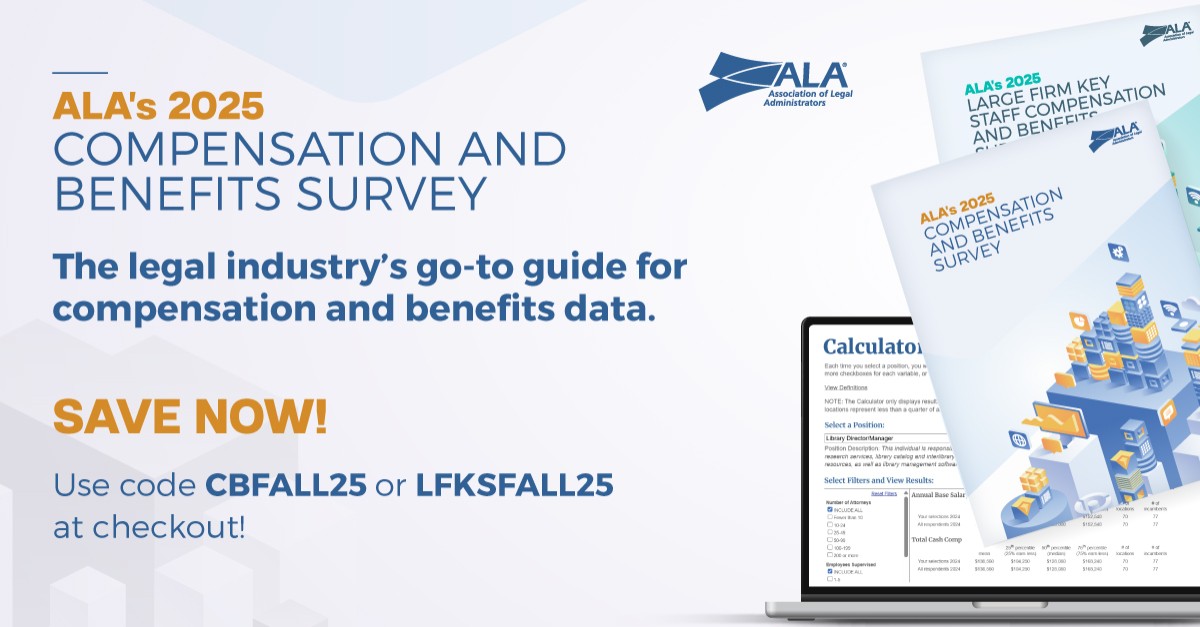 Association of Legal Administrators (ALA) ad