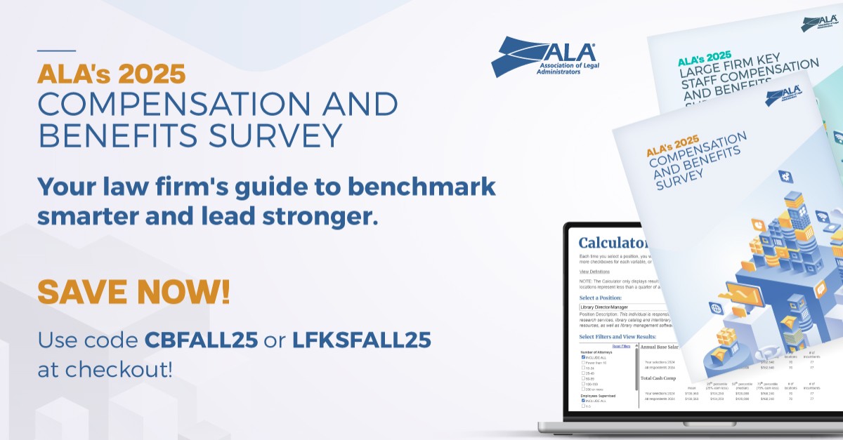 Association of Legal Administrators (ALA) ad
